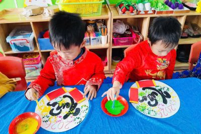 HOẠT ĐỘNG TẠO HÌNH: BÉ SÁNG TẠO BỨC TRANH PHÁO HOA Lớp Bốn Tuổi B – Trường Mầm non Nghĩa Thái