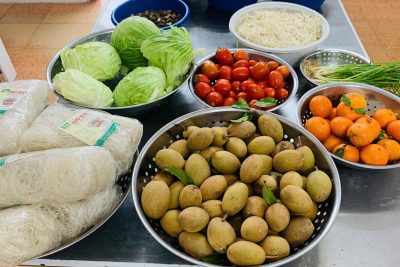 BÀI TUYÊN TRUYỀN VỀ HOẠT ĐỘNG TẠI BẾP ĂN TRƯỜNG MẦM NON NGHĨA THÁI SAU KỲ NGHỈ TẾT NGUYÊN ĐÁN