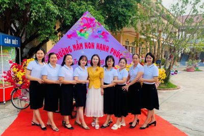 TRƯỜNG MẦM NON XÃ NGHĨA THÁI ĐÓN ĐOÀN ĐÁNH GIÁ NGOÀI VỀ KIỂM TRA CHÍNH THỨC NGÀY 03.11.2023