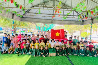 MỘT SỐ HOẠT ĐỘNG CHÀO MỪNG NGÀY 22/12 CỦA CÔ VÀ TRÒ TRƯỜNG MẦM NON XÃ NGHĨA THÁI