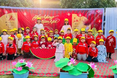 TRẢI NGHIỆM HỘI CHỢ XUÂN – RỘN RÀNG SẮC TẾT TẠI TRƯỜNG MẦM NON NGHĨA THÁI