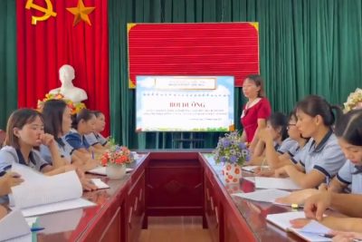 BỒI DƯỠNG: “NÂNG CAO CHẤT LƯỢNG NUÔI DƯỠNG, CHĂM SÓC TRẺ THEO HƯỚNG LỒNG GHÉP DINH DƯỠNG VÀ TĂNG CƯỜNG VẬN ĐỘNG CHO TRẺ MẦM NON