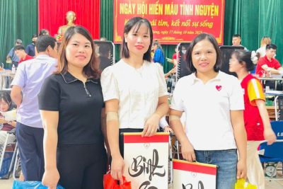 TRƯỜNG MẦM NON NGHĨA THÁI – GIÁO VIÊN TÍCH CỰC THAM GIA “NGÀY HỘI HIẾN MÁU TÌNH NGUYỆN”