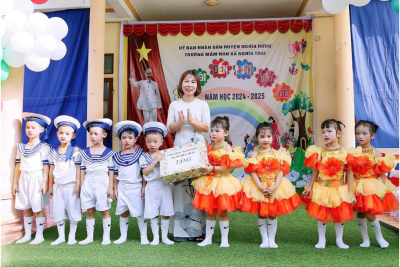 NIỀM VUI CHÀO ĐÓN NĂM HỌC MỚI – TRƯỜNG MẦM NON XÃ NGHĨA THÁI