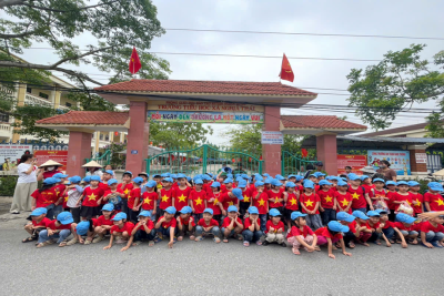 BÀI TUYÊN TRUYỀN CHO TRẺ 5 – 6 TUỔI THĂM QUAN TRƯỜNG TIỂU HỌC N